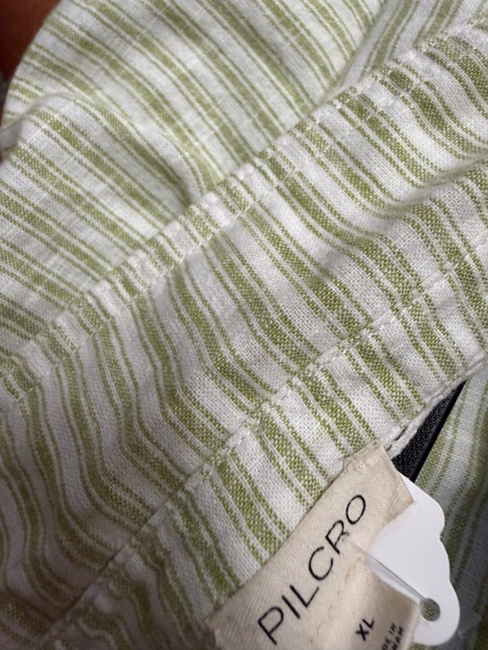 Anthro PILCRO Wedge stripe crop blouse, XL, GP1549 - Picture 8 of 8